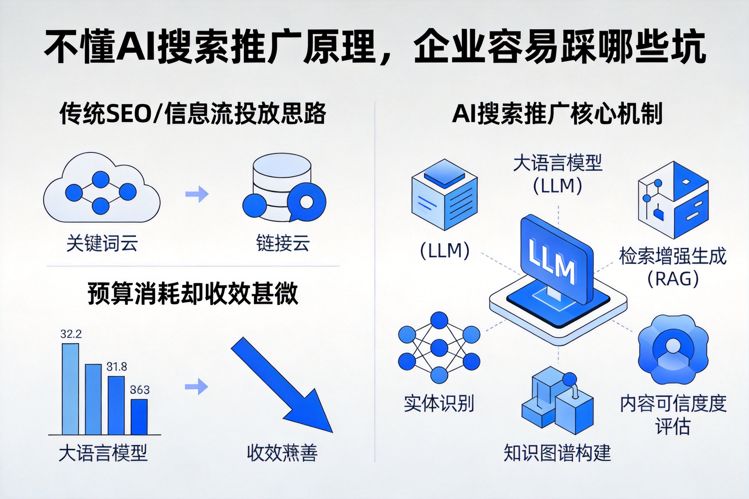 不懂AI搜索推广原理，罗平企业容易踩哪些坑