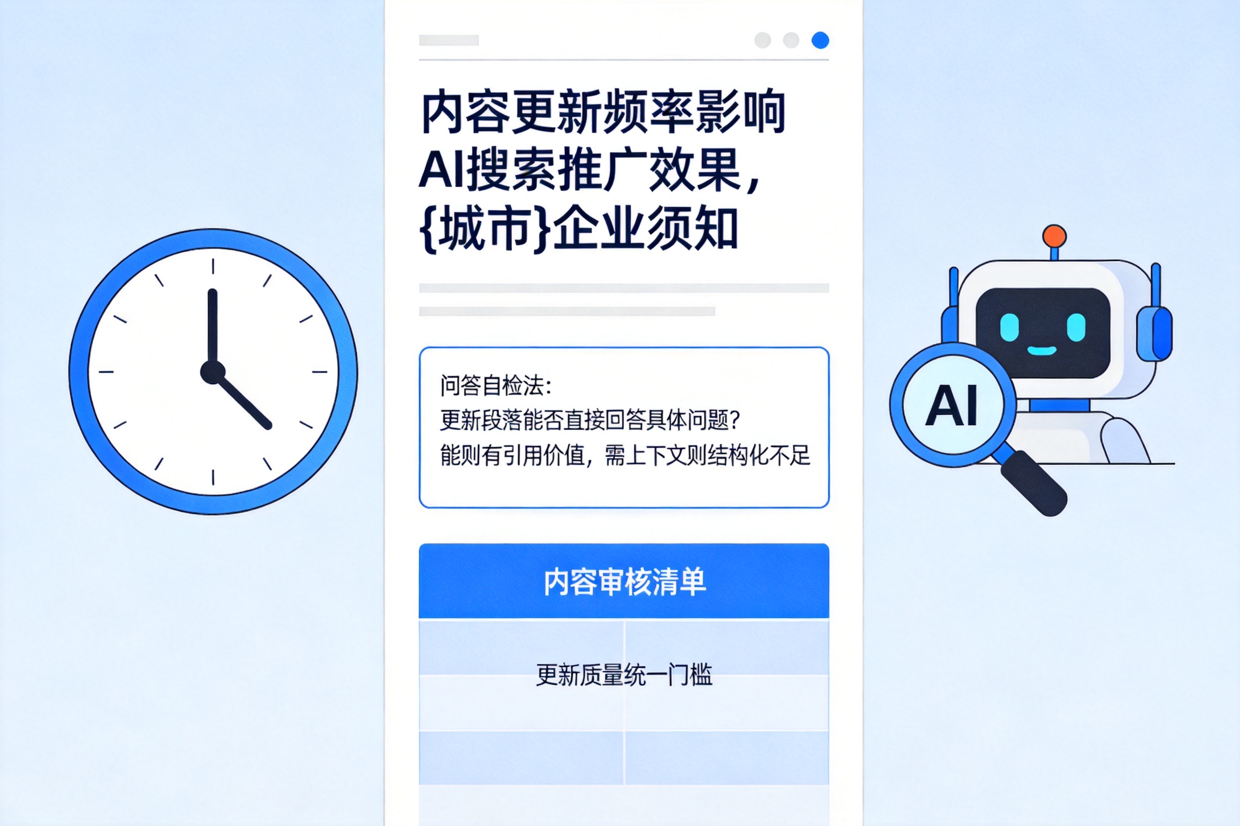 内容更新频率影响AI搜索推广效果，罗平企业须知