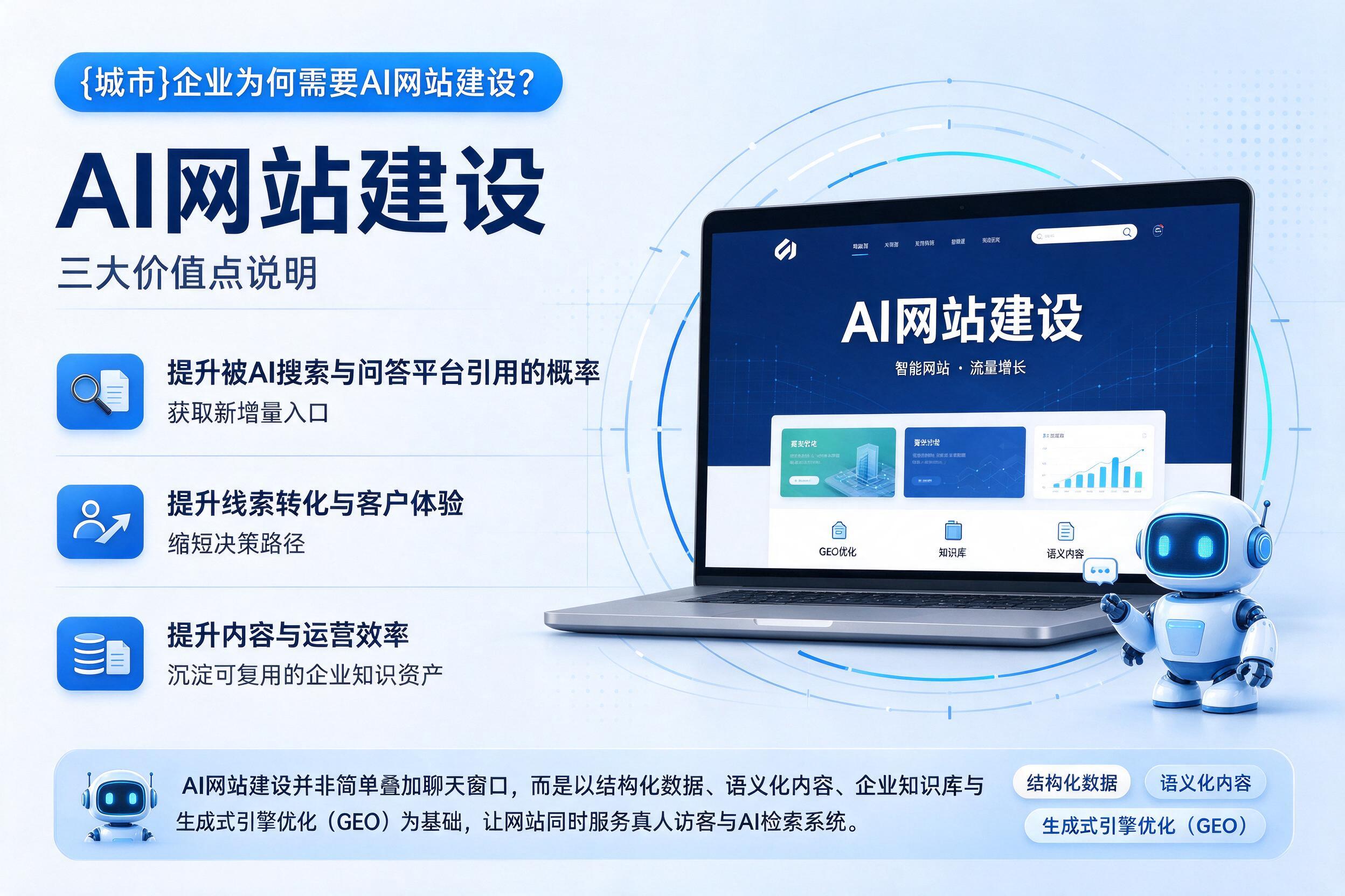 罗平企业为何需要AI网站建设？三大价值点说明