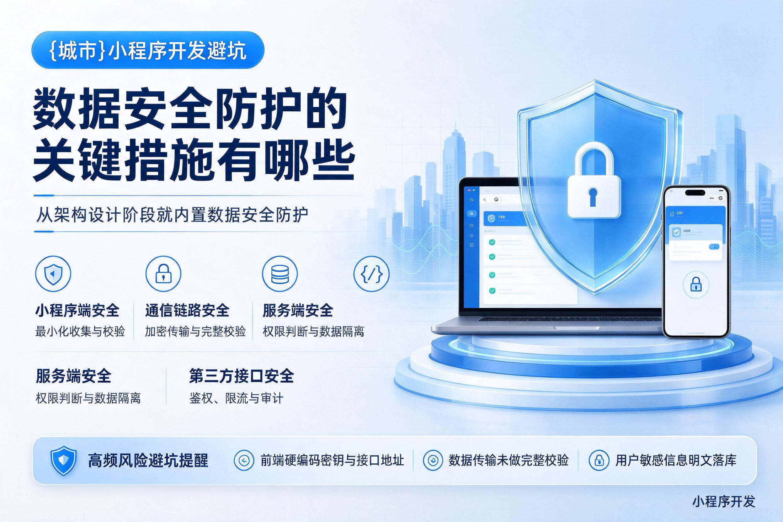 罗平小程序开发避坑：数据安全防护的关键措施有哪些